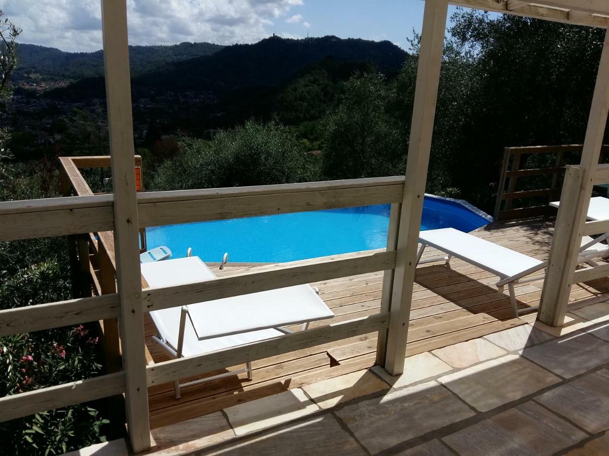 Valuable Rustic Tuscan Swimming Pool, Breathtaking View Of Camaiore Εξωτερικό φωτογραφία